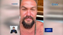 Aquaman Jason Momoa, pinagupitan ang buhok para makahikayat sa pagbabawas ng paggamit ng single-use plastics | Saksi