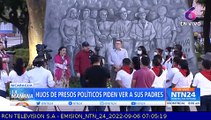 Hijos de presos políticos solicitan al régimen de Daniel Ortega que les deje visitar a sus padres