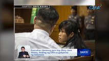 Executive clemency para kay Mary Jane Veloso, hiniling ng DFA sa gobyerno ng Indonesia | Saksi