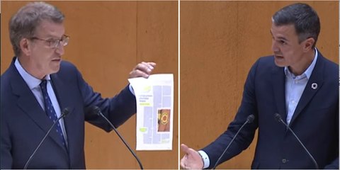 El minuto de oro de Feijóo contra Sánchez y sus ministros: "Me leí sus CV, tarde varios segundos..."