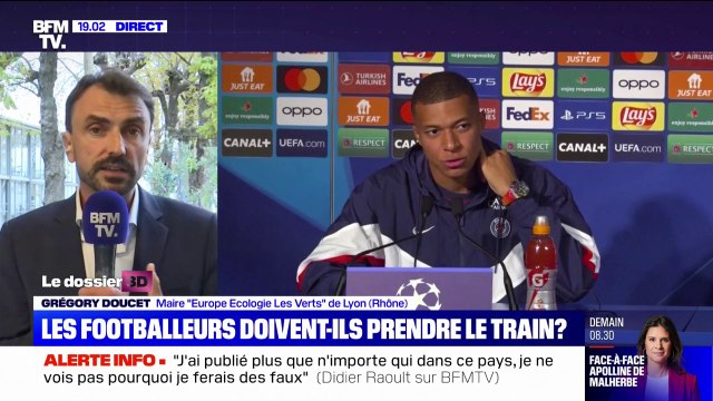 Trajets en avion du PSG: pour le maire de Lyon, il y a besoin d'une prise de conscience générale