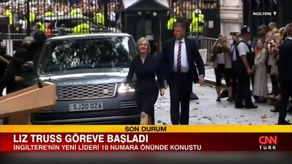 İngiltere'nin yeni Başbakanı Truss, ilk açıklamasını yaptı