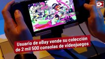 Usuario de eBay vende su colección de 2 mil 500 consolas de videojuegos