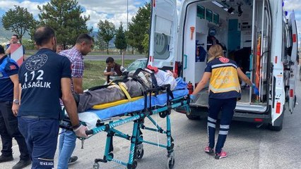 OTOMOBİLİN ÇARPTIĞI YAYA AĞIR YARALANDI