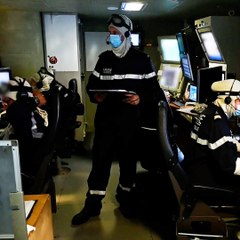 La marine national effectue un essai de tir d'un missile Aster 30