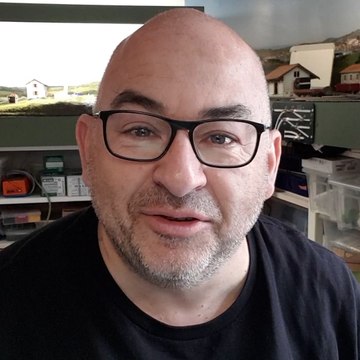 Patrick est passionné par le modélisme ferroviaire