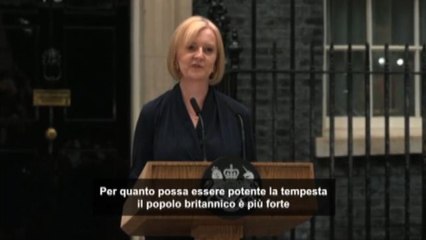 GB, premier Liz Truss: "Insieme possiamo uscire dalla tempesta"