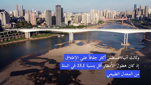 الصين تسجل أكثر أشهر آب/اغسطس حرا في تاريخها