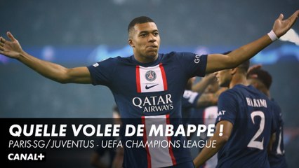 Sublime ouverture du score de Mbappé ! - PSG / Juventus - Ligue des Champions (1re j.)
