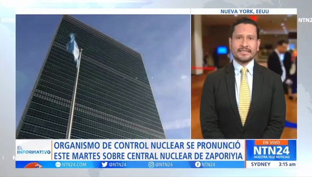 Agencia de la ONU advierte que la situación en planta nuclear de Zaporiyia es “insostenible”