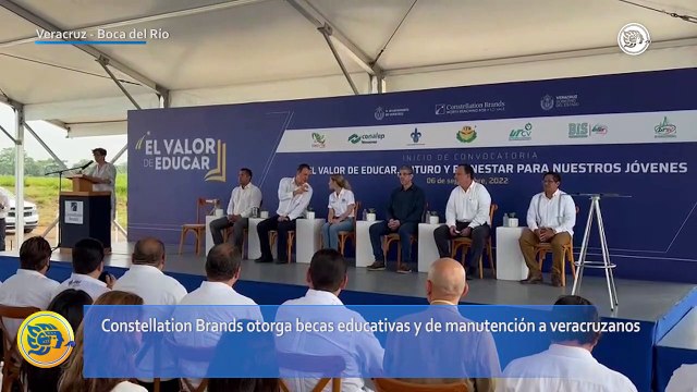 Constellation Brands otorga becas educativas y de manutención a veracruzanos