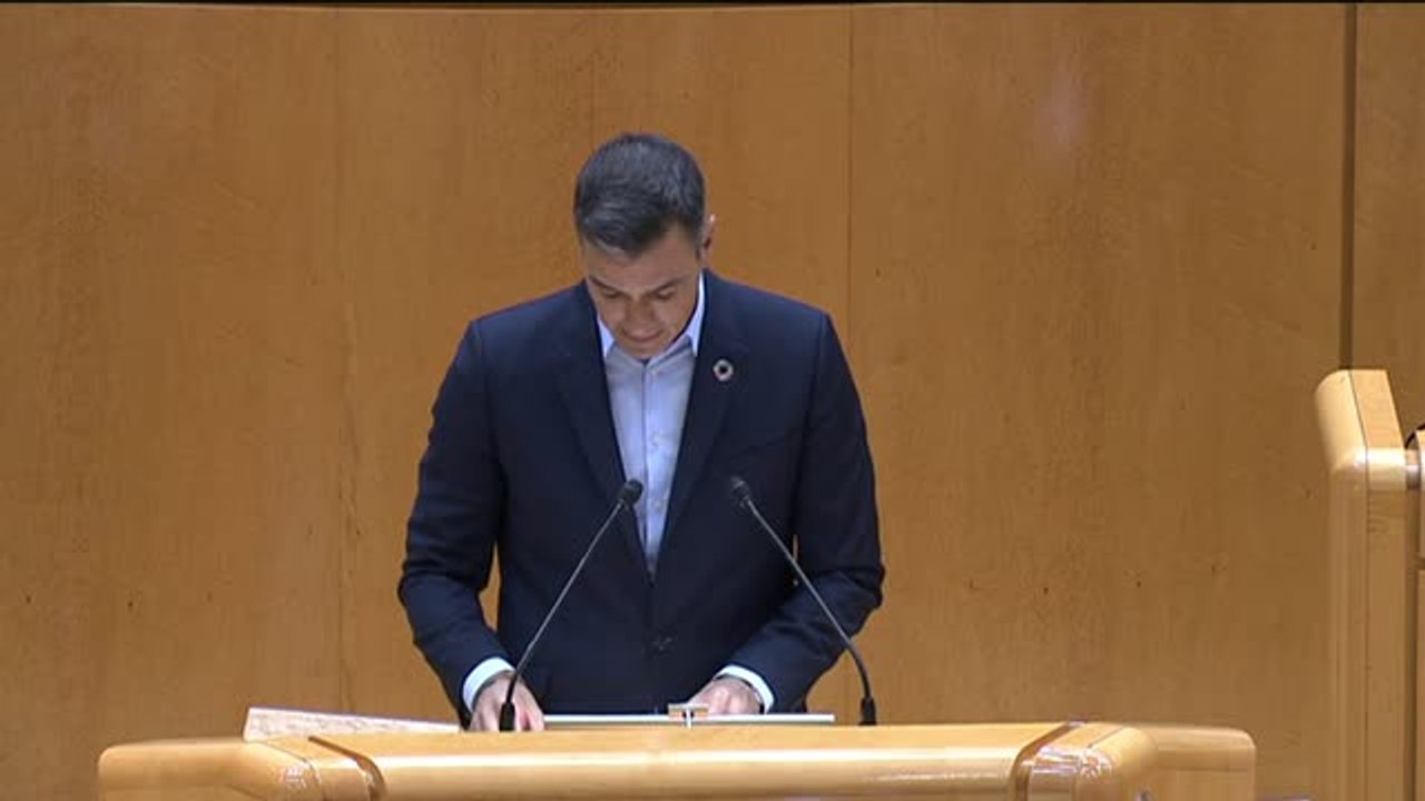 Duro enfrentamiento entre Sánchez y Feijóo en el Senado