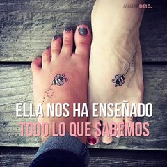 Tatuajes mamá e hija que te harán llorar de amor 💖
