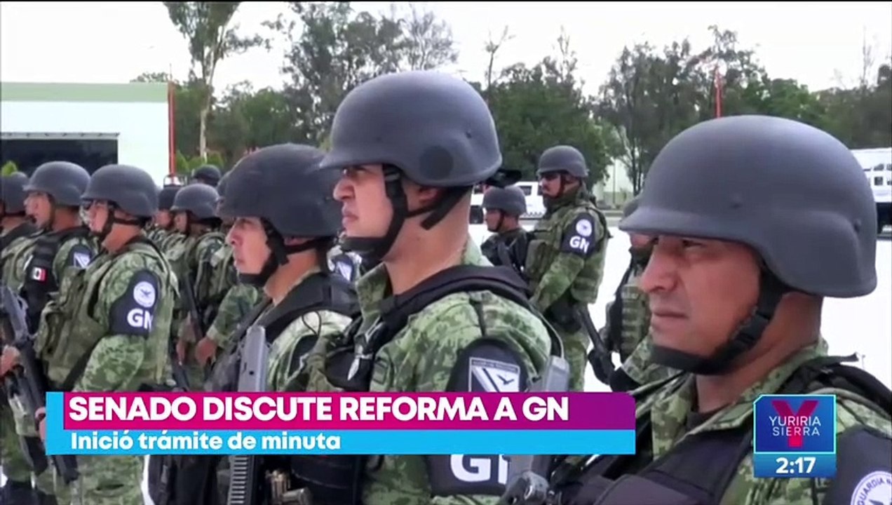 Senado discute hoy la reforma a la Guardia Nacional