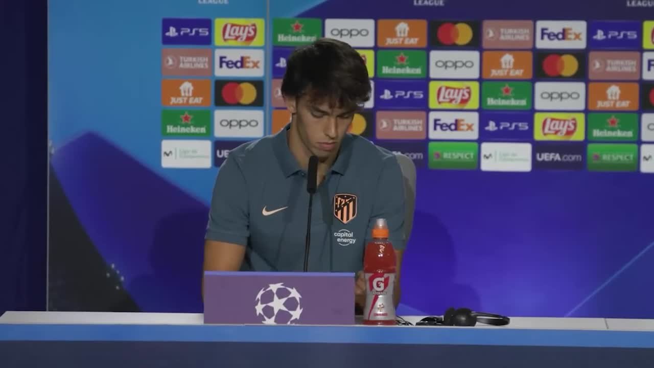 Rueda de prensa de Joao Félix previa al Atleti - Porto