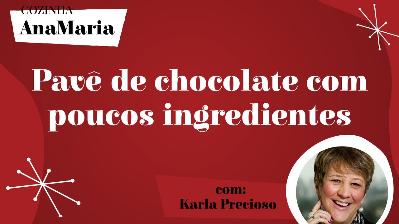 PAVÊ DE CHOCOLATE COM POUCOS INGREDIENTES