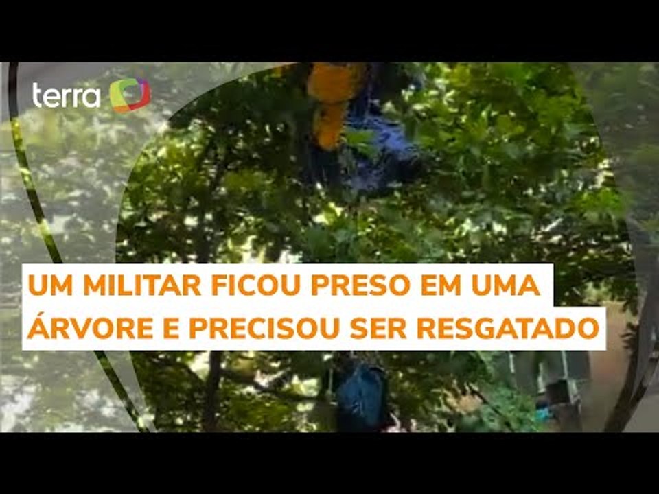 Paraquedistas do Exército se envolvem em acidentes em Copacabana em exercício para o 7 de setembro