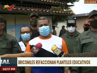 Bricomiles rehabilitan planteles educativos en 5 municipios del estado Cojedes