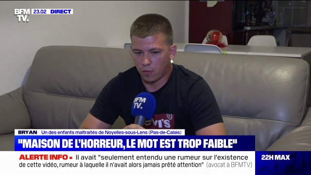 Bryan, un des enfants maltraité de Noyelles-sous-Lens, explique pourquoi il a eu le courage de témoigner