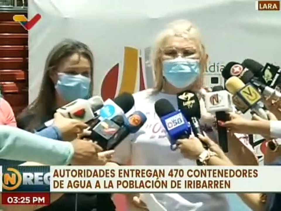 Lara | Autoridades del Mcpio. Iribarren entregan contenedores de agua potable a 2 mil 523 familias