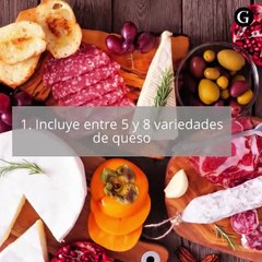 8 tips para armar una tabla de quesos