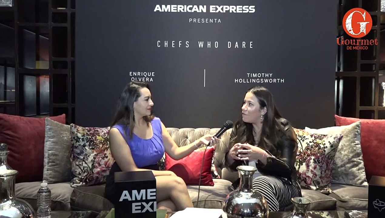 Entrevista "Chefs Who Dare" con AmericanExpress" - Gourmet de México
