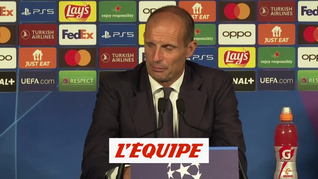 Allegri : «Une occasion perdue» contre le PSG - Foot - C1 - Juventus