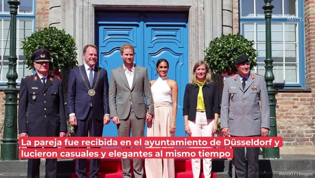 ¿Rompió el protocolo real de vestimenta? El atuendo de Meghan Markle en su visita a Alemania