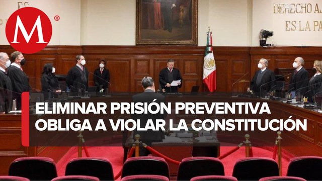 Suprema Corte deja para jueves resolución de prisión preventiva oficiosa