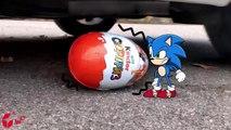 Oh Noo ! Car crushing Fireman Sonic vs Fire Truck Animation  Crushing Crunchy & Soft Things by Car