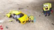 Stopp !! No Crushing Spongebob vs Banana Orbeez Squeeze Toy  Crushing Crunchy & Soft Things by Car