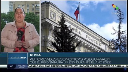 Autoridades económicas de Rusia anuncian disminución del PIB en 2022