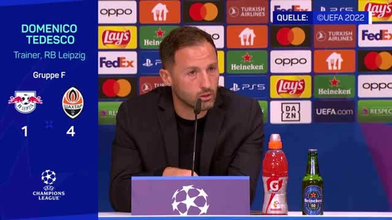 Tedesco nach CL-Pleite: 'Natürlich enttäuscht'