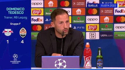 Tedesco nach CL-Pleite: "Natürlich enttäuscht"