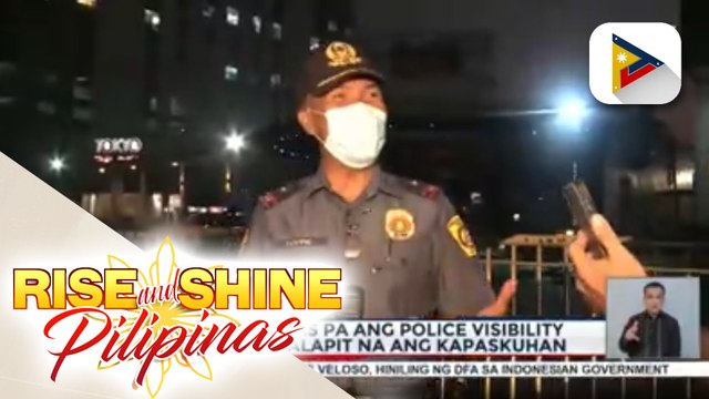 QCPD, pinalakas pa ang police visibility ngayong nalalapit na ang Kapaskuhan