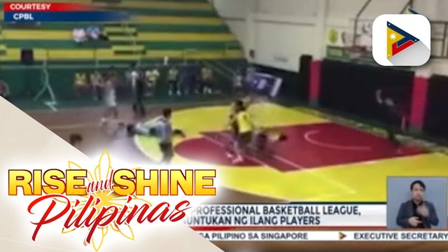 Isang laro ng Cebu Professional Basketball League, nauwi sa suntukan ng ilang players