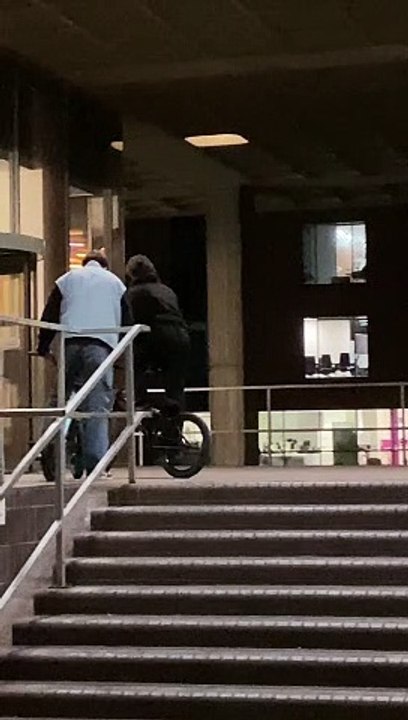 BMX Bike Trick Falls Flat