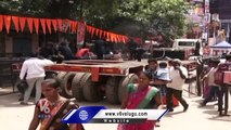 Lorry Ready To Carry 50 Feet Khairatabad Ganesh Idol | Khairatabad Ganesh Immeresion Arrangements | V6