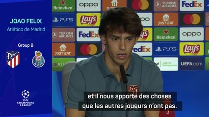 Groupe B - Joao Félix : "Griezmann est un joueur de classe mondiale"