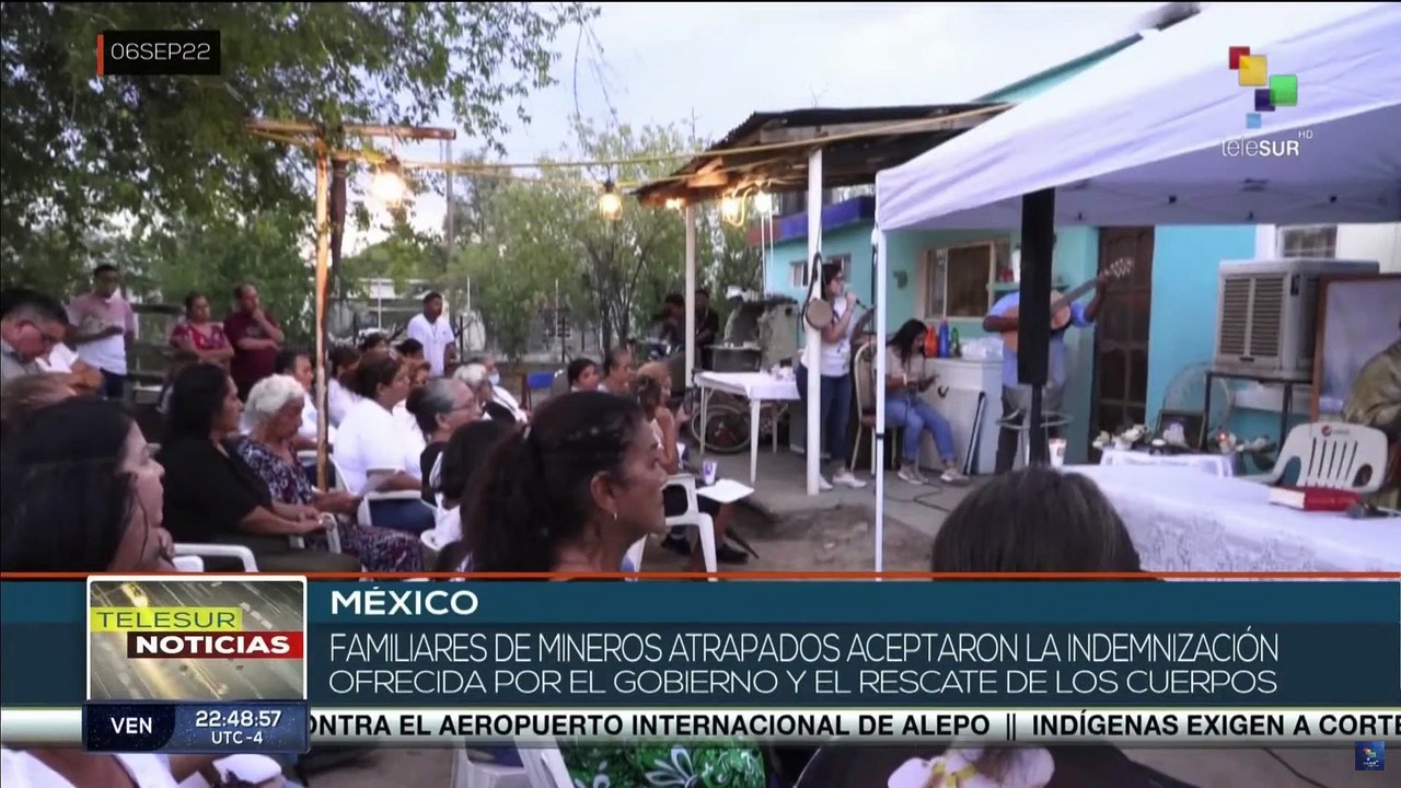 México: Familiares de mineros atrapados aceptaron la indemnización del Gobierno
