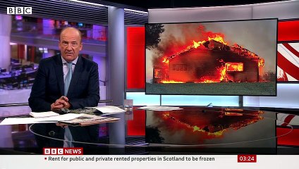 At least two feared dead following wildfires in southern California