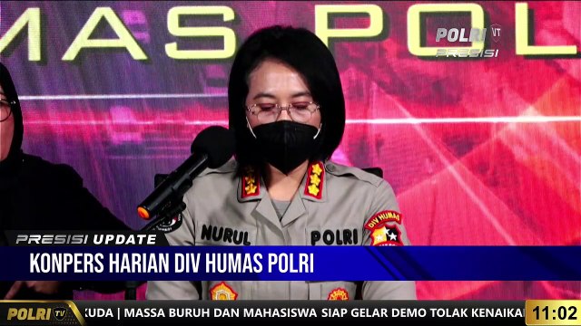 PRESISI UPDATE : Konferensi Pers Harian Divisi Humas Polri