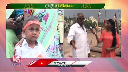 No Ganesh Immersion Arrangements At Saroornagar | V6 News