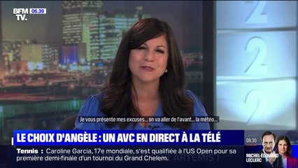 LE CHOIX D'ANGÈLE - Une journaliste américaine fait un AVC en direct à la télévision