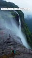 Reverse waterfall of Maharashtra #indiantrekkers #maharashtratrekking #waterfalls #maharashtradesha #explorepage #trekkingdiaries #travelreelsoninstagram #maharashtratravel #indiantravellers