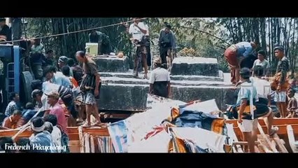 Indonesian Culture - MEGALITHIC STONE PULL From Sumba Island