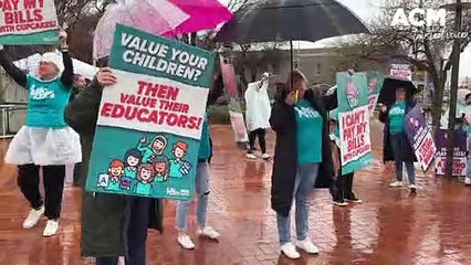 Early educators strike in Orange | September 7, 2022 | Central Western Daily
