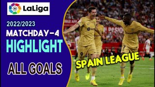 All Goals Highlights LaLiga Spain Matchday 4, Barcelona, Real Madrid, Valencia WIN