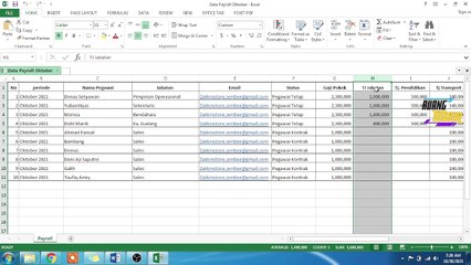 Cara Format Angka di mail Marge Microsoft Word