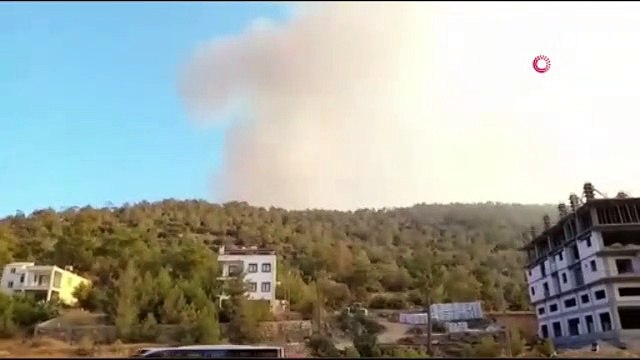 Mersin'de orman yangını: Havadan ve karadan müdahale için ekipler harekete geçti